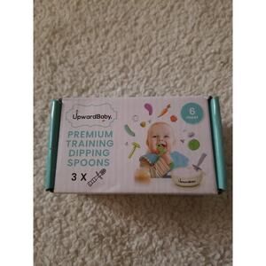 Upwardbaby Baby Premium Training Dipping Spoons 3X 6Mos+